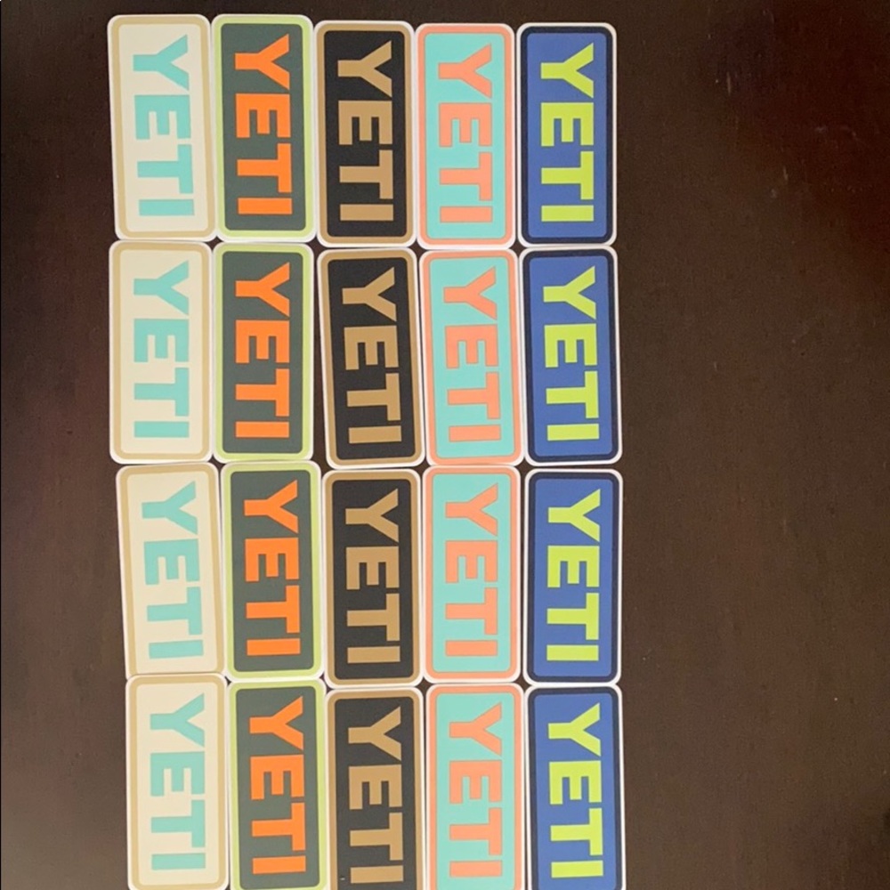 Yeti stickers